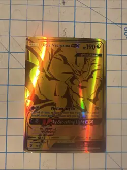 Custom Ultra Necrozma Gx Fun Fan Art Pokemon Card - Image 1