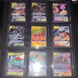 Pokemon TAG TEAM GX Foil Card Lot 9 Cards Reshiram Charizard Umbreon Deoxys - Image 1