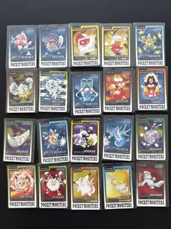 Pokemon 1997 Bandai Carddass Lot 20 Cards Japanese Vintage NM-MP - Image 1