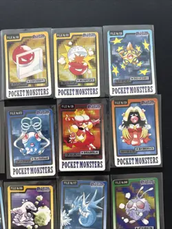 Pokemon 1997 Bandai Carddass Lot 20 Cards Japanese Vintage NM-MP - Image 3