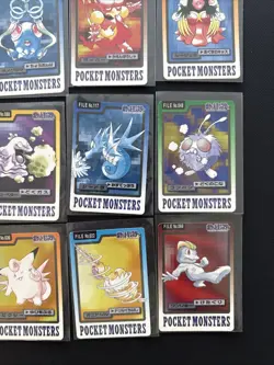 Pokemon 1997 Bandai Carddass Lot 20 Cards Japanese Vintage NM-MP - Image 4
