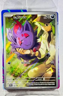 N's Zorua 189 Sv: Scarlet & Violet Promo Cards Holo SEALED NM - Image 1