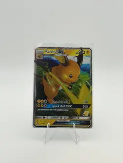 Raichu GX - 20/68 - Pokemon Hidden Fates Sun & Moon Ultra Rare Card NM - Image 1