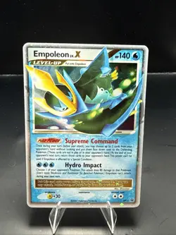 Pokemon TCG Empoleon LV.X Black Star Promotional Holo Card DP11 - Image 1