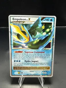Pokemon TCG Empoleon LV.X Black Star Promotional Holo Card DP11 - Image 2