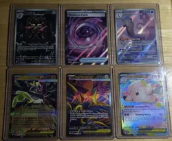 Pokemon Full Art Lot 6 Cards Near Mint Condition Perfect Order - Image 1