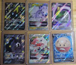 Pokemon Full Art Lot 6 Cards Near Mint Condition - Image 1