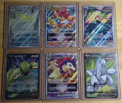 Pokemon Full Art Lot 6 Cards Near Mint Condition - Image 1