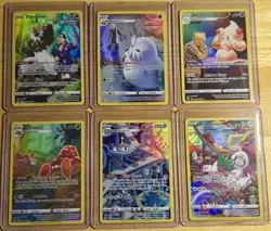 Pokemon Full Art Lot 6 Cards Near Mint Condition - Image 1