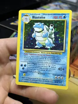 PORTUGUESE Blastoise 2/102 Base Set 1999 Holo Rare WOTC Pokemon Card TCG - Image 4