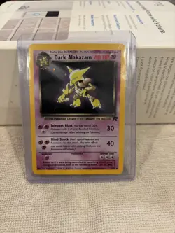 Pokemon Dark Alakazam 1/82 Team Rocket Holo Rare Unlimited Vintage Card - Image 2