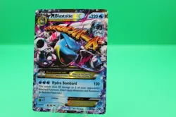 Pokemon M Blastoise EX 30/146 XY Ultra Rare Mega Holo 220 HP Card NM - Image 1