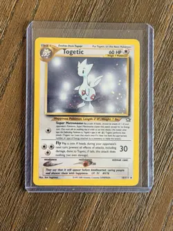 Togetic 16/111 Neo Genesis 1st Edition Holo Rare 60 HP Stage 1 Pokemon Card - Image 1