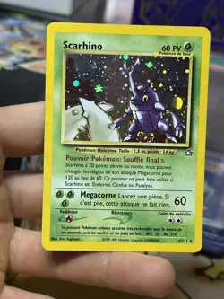 ITALIAN Heracross 6/111 Neo Genesis 2001 Holo Rare WOTC Pokemon Card Scarhino - Image 3