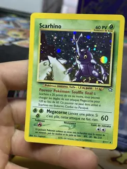 ITALIAN Heracross 6/111 Neo Genesis 2001 Holo Rare WOTC Pokemon Card Scarhino - Image 4