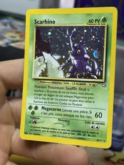 ITALIAN Heracross 6/111 Neo Genesis 2001 Holo Rare WOTC Pokemon Card Scarhino - Image 5