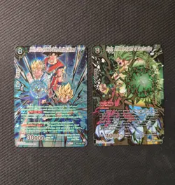 bandai Dragon Ball Super Card Game SS Son Gohan & Son Goten SPR, Broly SEC - Image 2