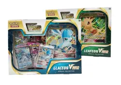 Pokemon Trading Card Game Glaceon Leafeon VStar Collection Boxes -Factory Sealed - Image 1