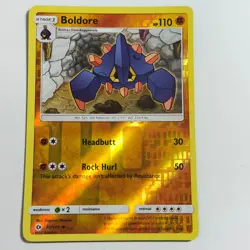 Boldore 70/149 Uncommon Reverse Holo Card SM Base Set Pokemon TCG NM - Image 1