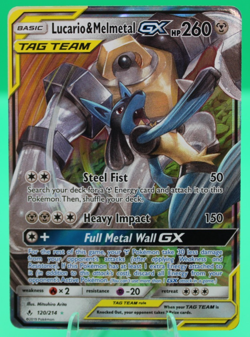 Lucario & Melmetal GX - 120/214 - Unbroken Bonds - Pokemon Card - NM/M - Image 1