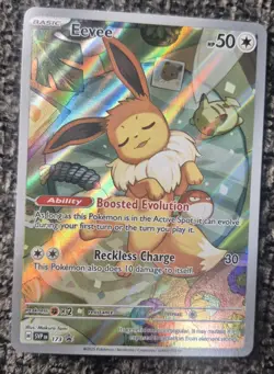 Pokemon TCG Eevee Black Star Promo 173 Prismatic Evolutions Sealed Card - Image 1