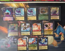 Disney Lorcana TCG Lot Of 12 Cards Winterspell - Image 2