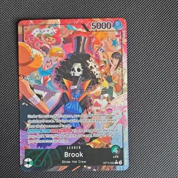 One Piece Brook Leader Holo OP15-022 Straw Hat Crew 5000 Power Card - Image 1