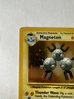 Magneton Base Set Holo 9/102 WOTC 1999 Pokemon Card LP - Image 4
