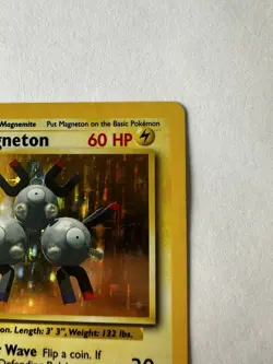 Magneton Base Set Holo 9/102 WOTC 1999 Pokemon Card LP - Image 5