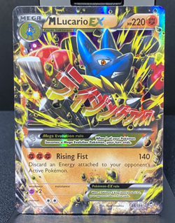 M Lucario EX Pokemon TCG Holo Ultra Rare Card 55/111 Furious Fists 2014 - Image 1