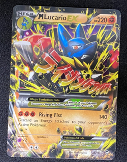 M Lucario EX Pokemon TCG Holo Ultra Rare Card 55/111 Furious Fists 2014 - Image 3