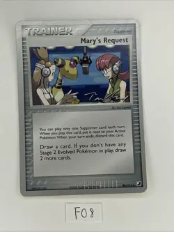 Pokemon 2007 World Championships Mary’s Request 86/115 Card Tom Roos - Image 1