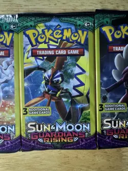 Pokemon Sun & Moon Guardians Rising Booster Mini Packs Lot 4 Packs 3 Cards Each - Image 4