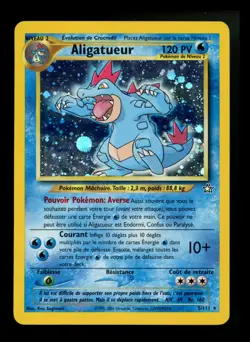 ITALIAN Feraligatr 5/111 Neo Genesis 2001 Holo Rare WOTC Pokemon Card Aligatueur - Image 1