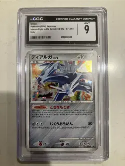 2008 Dialga Holo Stormfront CGC 9 Mint Japanese Pokemon TCG Card - Image 1