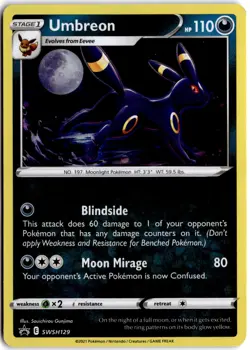SWSH: Sword & Shield Promo Cards #SWSH129 Umbreon Holo - Image 1