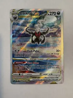 Darkrai VSTAR Ultra Rare Crown Zenith: Galarian Gallery GG50/GG70 NM Condition - Image 1