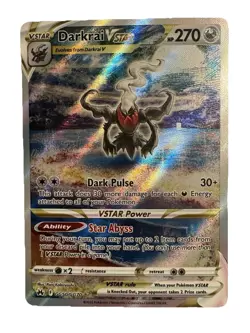 Darkrai VSTAR Ultra Rare Crown Zenith: Galarian Gallery GG50/GG70 NM Condition - Image 2