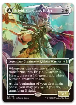 Brigid, Clachan's Heart (Borderless) #285 (Foil) (NM) ECL Magic MTG - Image 1
