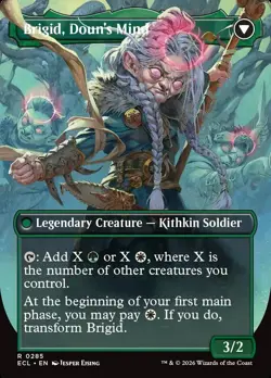 Brigid, Clachan's Heart (Borderless) #285 (Foil) (NM) ECL Magic MTG - Image 2