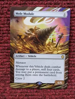 Mole Module 40 MTG Teenage Mutant Ninja Turtles Eternal Hand Painted Altered Art - Image 1