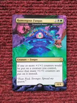 Humongous Fungus Teenage Mutant Ninja Turtles Eternal Hand Painted Altered Art v - Image 1