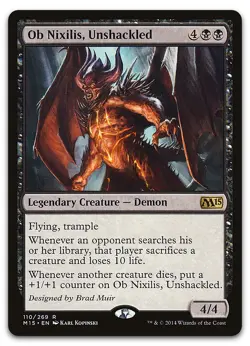 Ob Nixilis, Unshackled #110 (NM) Magic 2015 M15 Magic MTG - Image 1