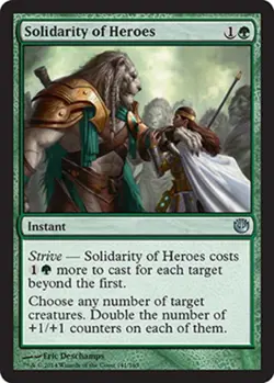 MTG - Solidarity of Heroes - Journey into Nyx - MP, English Magic FLAT RATE SHIP - Image 1