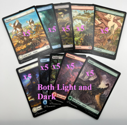 MtG - Lorwyn Eclipsed - Choose Your Lot - Full Art Land Sets - Image 1