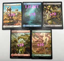 MtG - Lorwyn Eclipsed - Choose Your Lot - Full Art Land Sets - Image 2