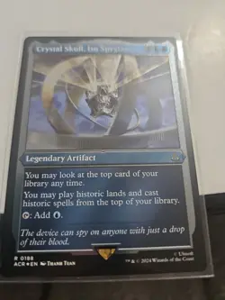 Crystal Skull, Isu Spyglass (Foil Etched) Universes Beyond: Assassin's Creed... - Image 1