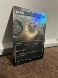 1x Sol Ring (with Dogmeat Art), Foil - Fallout Secret Lair 2467, Magic MTG NM - Image 1