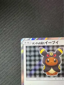 Pokemon Card Eevee Umbreon Poncho Wearing Promo 141/SM-P from Japan - Image 2