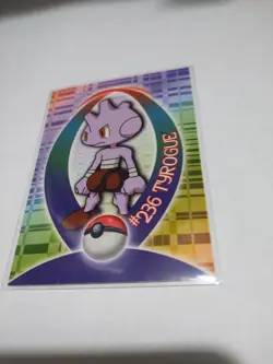 Topps Pokemon Johto League Champions Sticker Chase Card #236 Tyrogue 27 of 37 - Image 1